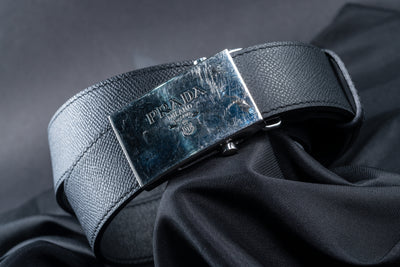 Bespoke Reversible Belt in Black Epsom & Box