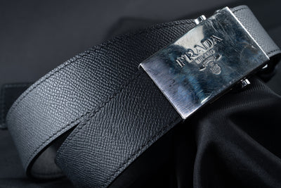 Bespoke Reversible Belt in Black Epsom & Box