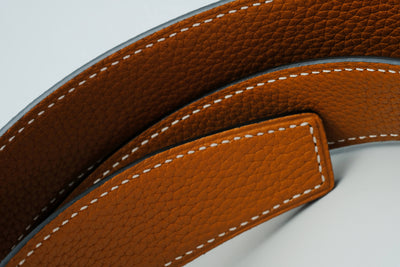 Bespoke Reversible Belts in Black, Etoupe Togo & White, Chestnust Brown Epsom