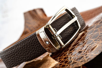 Bespoke Reversible Belt in Brown Epsom & Dark Brown Togo