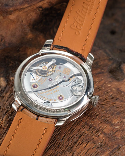 Bespoke Watch Strap in 2 Tone Chestnut Brown Crocodile