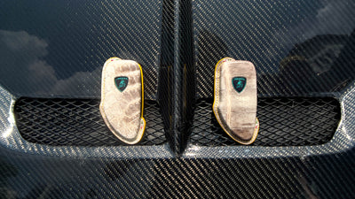 Bespoke Key Fob Cover in Natural Himalayan Crocodile