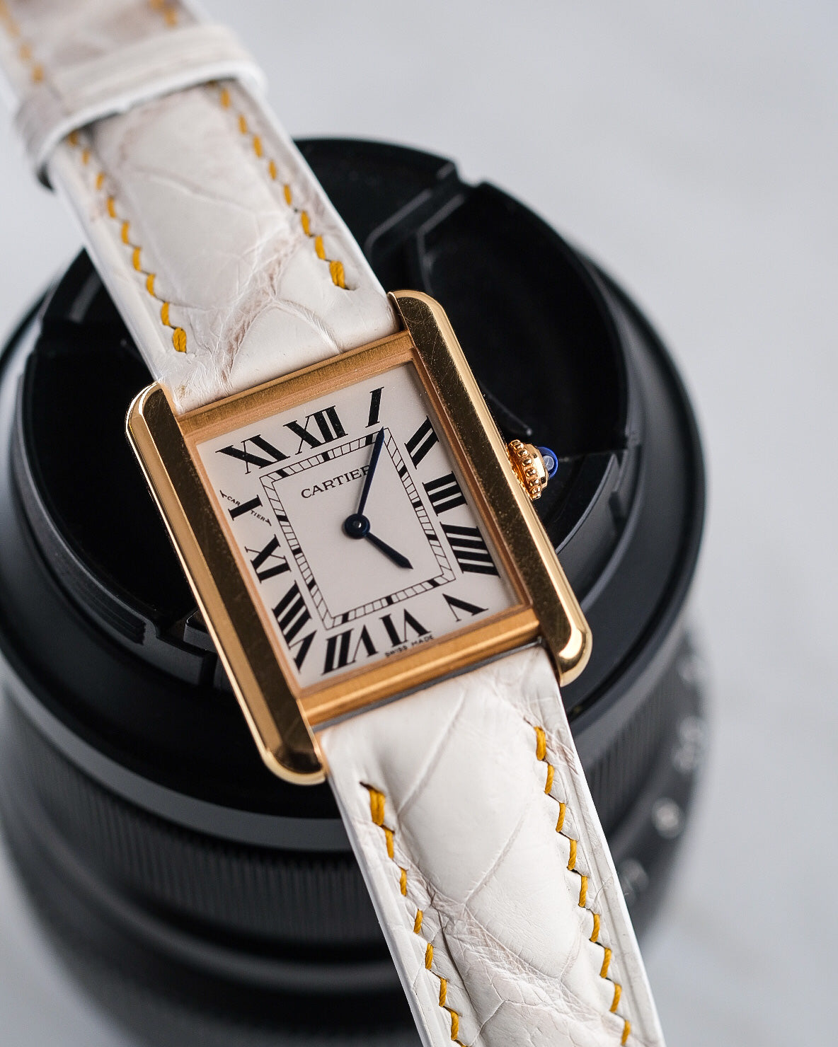 Bespoke Watch Strap in Natural Himalayan Crocodile – Solitaire