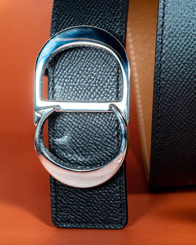 Bespoke Reversible Belt in Black Epsom & Brown Togo