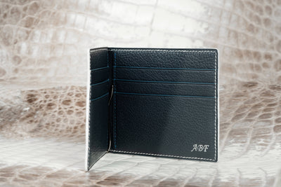 Bespoke Money Clip in Natural Himalayan Crocodile