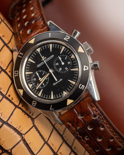 Bespoke Watch Strap in 2 Tone Dark Brown Crocodile