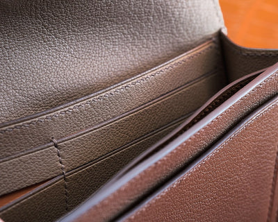 Bespoke Long Wallet in Chestnut Brown Alligator