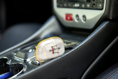 Bespoke Key Fob Cover in Natural Himalayan Crocodile