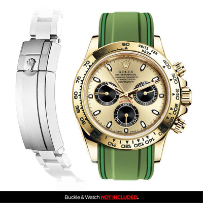 Solitaire Rubber strap for Rolex Daytona (Deployant Clasp)
