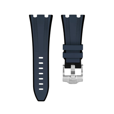 Solitaire Buckingham Navy Rubber Strap for AP 42MM