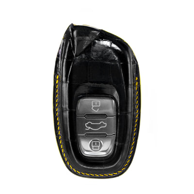 Lamborghini Aventador Key Fob Cover in Black Crocodile