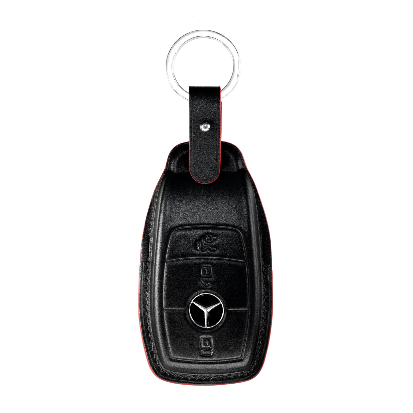 Mercedes E Class Key Fob Cover in Black Nappa