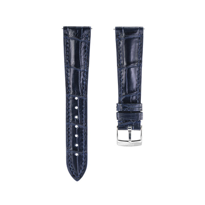 Midnight Blue Crocodile Universal Straps