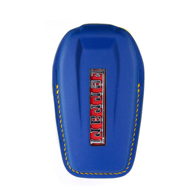 Ferrari Key Fob Cover in Electric Blue Nappa