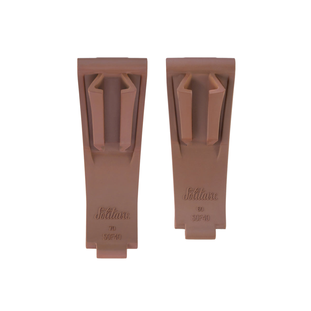 Solitaire Chocolate Brown Flexi Rubber strap for Rolex – Solitaire Official