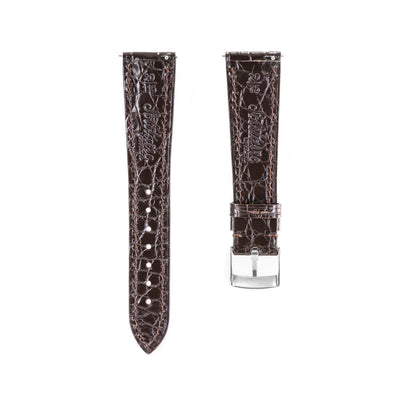 Truffle Brown Crocodile Universal Straps