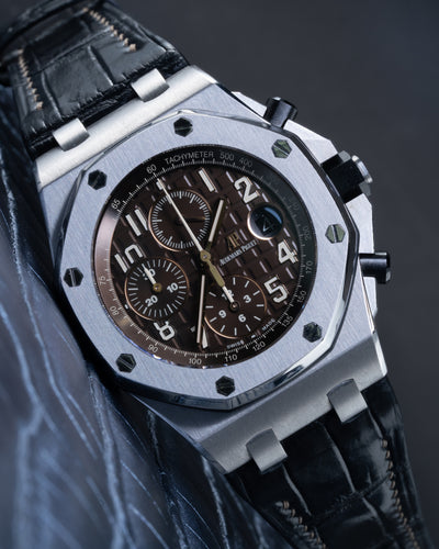 Bespoke Watch Strap in Jet Black Crocodile