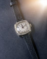 Bespoke Watch Strap in Black Chevre