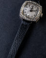 Bespoke Watch Strap in Black Chevre