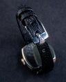 Bespoke Watch Strap in Black Chevre