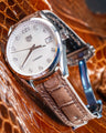 Bespoke Watch Strap in Ombre Brown Crocodile
