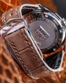 Bespoke Watch Strap in Ombre Brown Crocodile