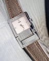 Bespoke Watch Strap in Etoupe Chevre