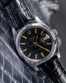 Bespoke Watch Strap in Black Crocodile