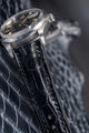 Bespoke Watch Strap in Black Crocodile