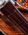 Bespoke Watch Strap in Dark Brown Crocodile