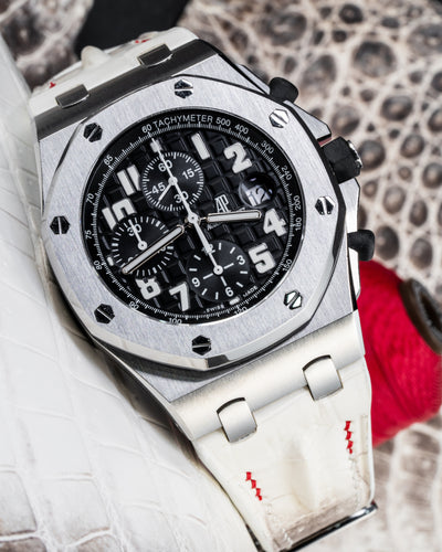 Bespoke Watch Strap in Natural Himalayan Crocodile