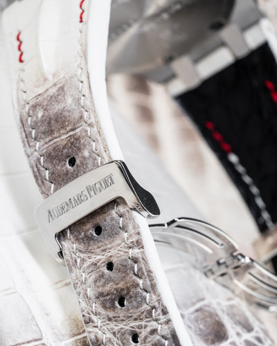 Bespoke Watch Strap in Natural Himalayan Crocodile