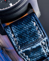 Bespoke Watch Strap in Denim Crocodile
