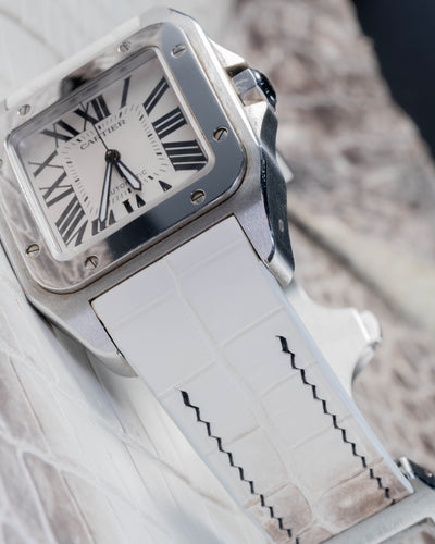 Bespoke Watch Strap in Natural Himalayan Crocodile