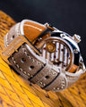 Bespoke Watch Strap in Etoupe Epsom