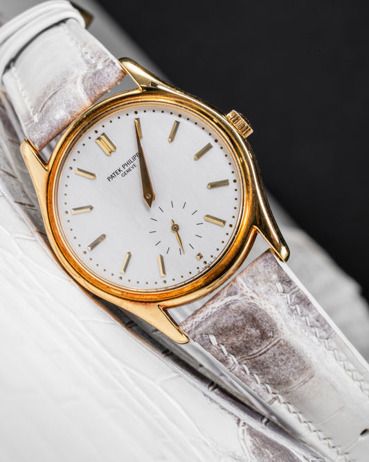 Bespoke Watch Strap in Natural Himalayan Crocodile