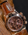 Bespoke Watch Strap in Chestnut Brown Alligator
