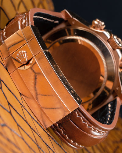 Bespoke Watch Strap in Chestnut Brown Alligator