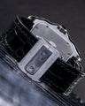 Bespoke Watch Strap in Black Crocodile