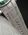 Bespoke Watch Straps in Elephant Grey Crocodile