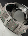 Bespoke Watch Straps in Elephant Grey Crocodile
