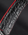 Bespoke Watch Strap in Ferrari Red Crocodile
