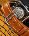 Bespoke Watch Strap in Golden Barenia