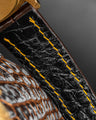 Bespoke Watch Strap in Chocolate Brown Crocodile