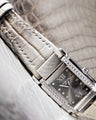 Bespoke Watch Strap in Grey Himalayan Crocodile