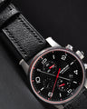 Bespoke Watch Strap in Black Chevre