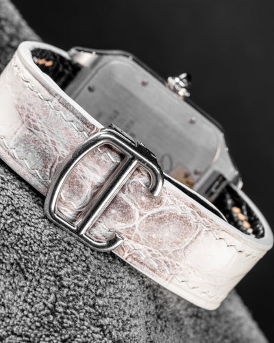 Bespoke Watch Strap in Natural Himalayan Crocodile