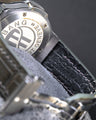 Bespoke Watch Strap in Olive Grey Crocodile