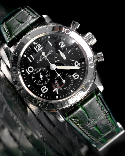 Bespoke Watch Strap in Juniper Green Alligator