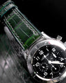 Bespoke Watch Strap in Juniper Green Alligator